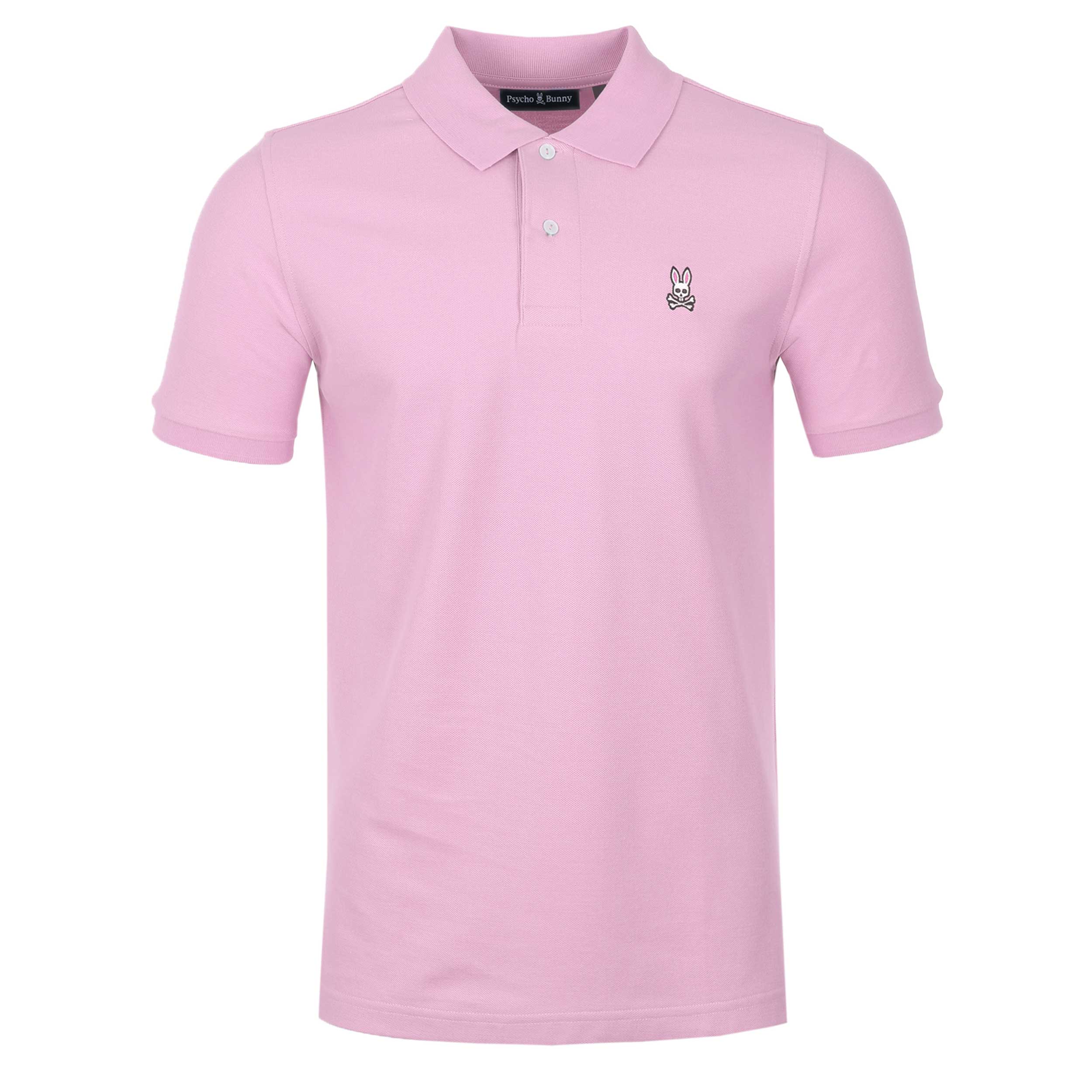 Psycho Bunny Classic Polo Shirt in Pastel Lavender Pink Psycho Bunny Norton Barrie