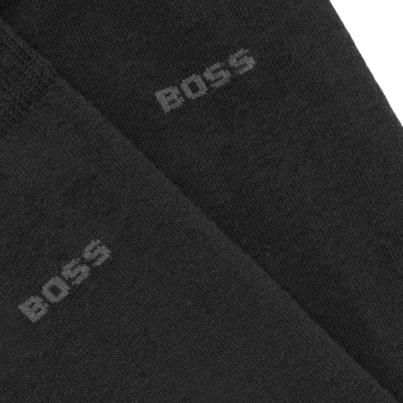 BOSS 2P RS Bamboo Sock in Black Logo