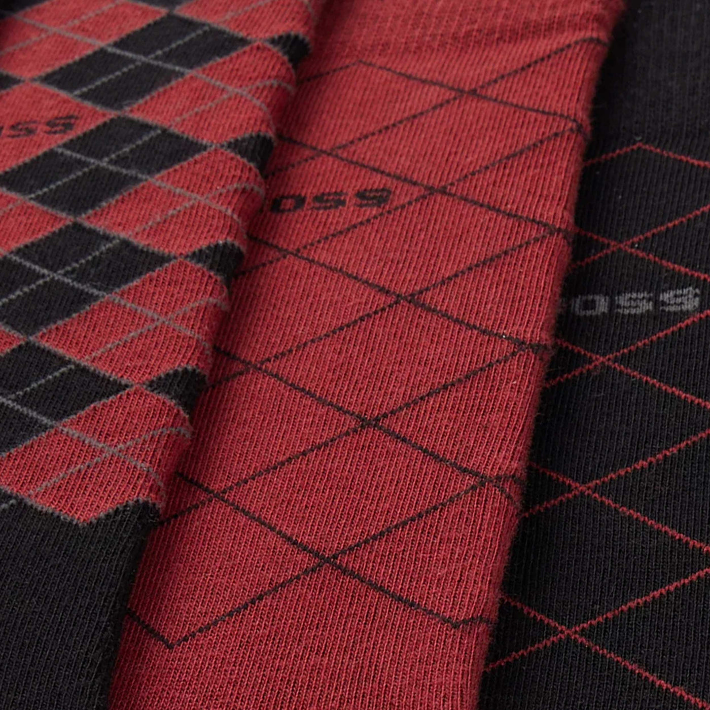 BOSS 6P RS Giftdesign CC Sock in Black & Red Logo