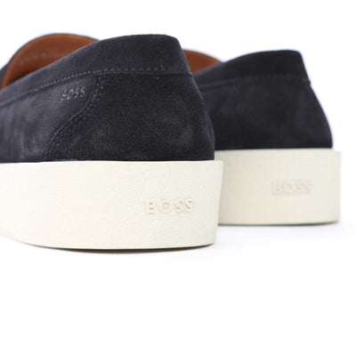 BOSS Clay Loaf sdpe Shoe in Navy Heel