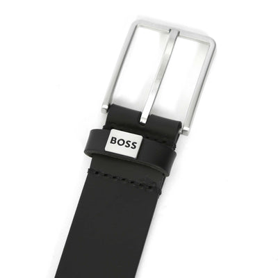 BOSS Elio Sz35 Belt in Black Buckle