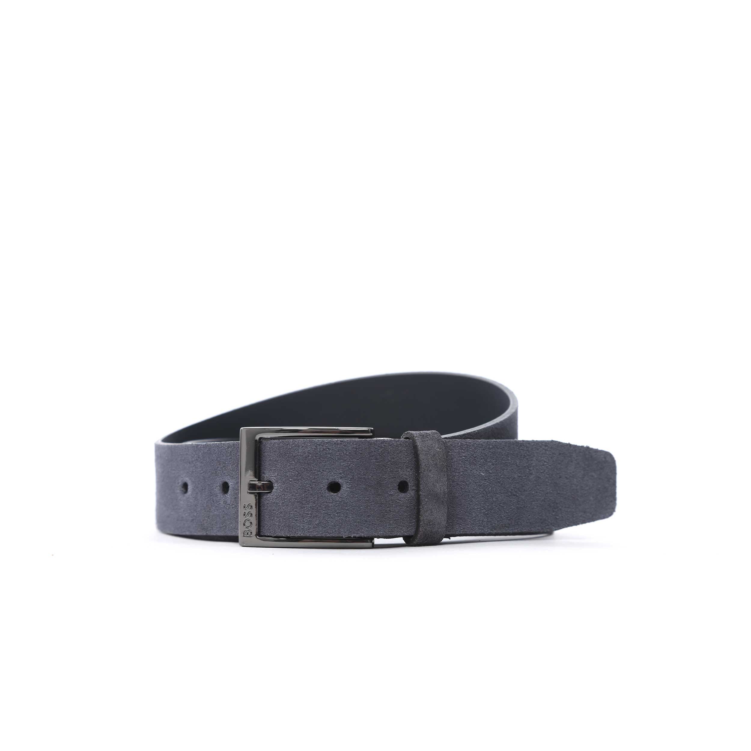 BOSS Elloy G Sd Sz35 Belt in Gunmetal Grey