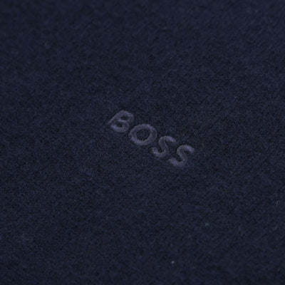 BOSS Emarlo Knitwear in Navy Logo