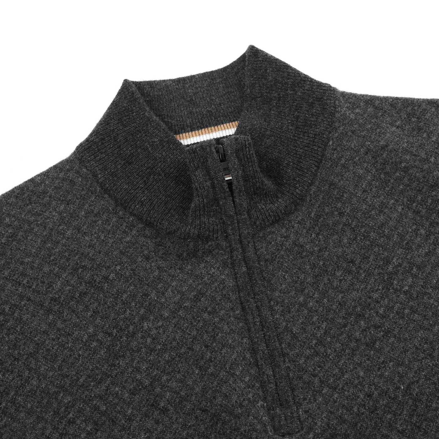 BOSS H Eltorino Knitwear in Black Placket