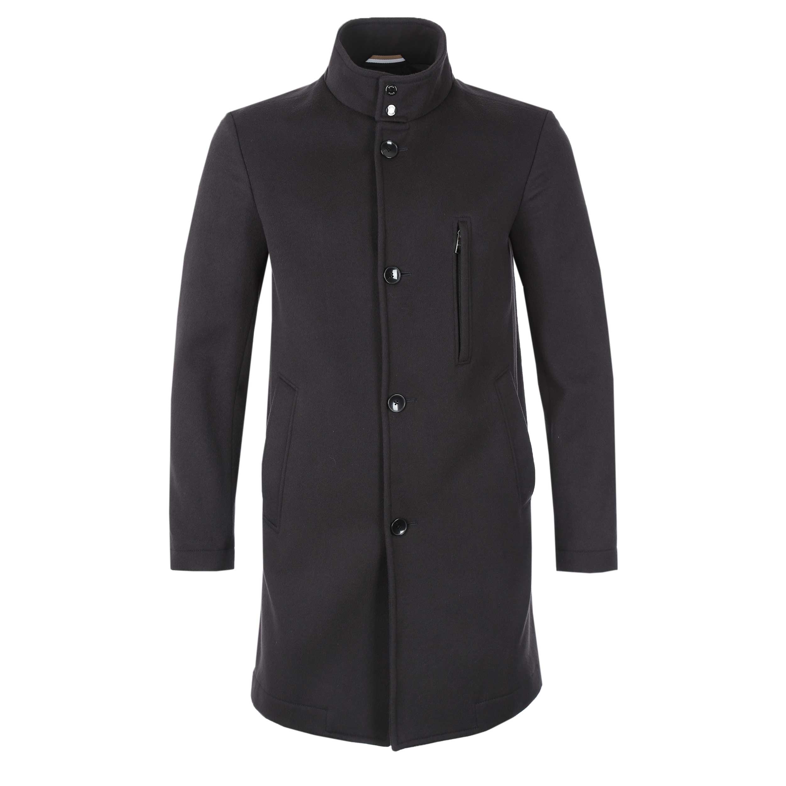 BOSS H Hyde Standup C 234 Overcoat in Dark Blue I BOSS I Norton Barrie