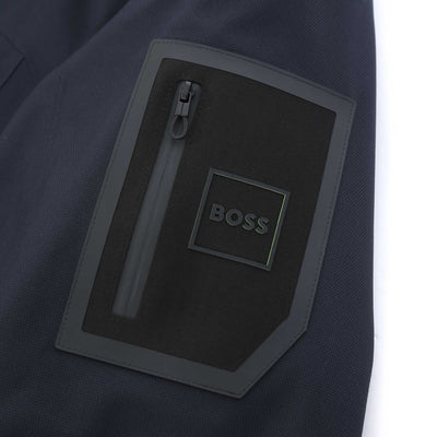 BOSS J Jord Jacket in Dark Blue Logo