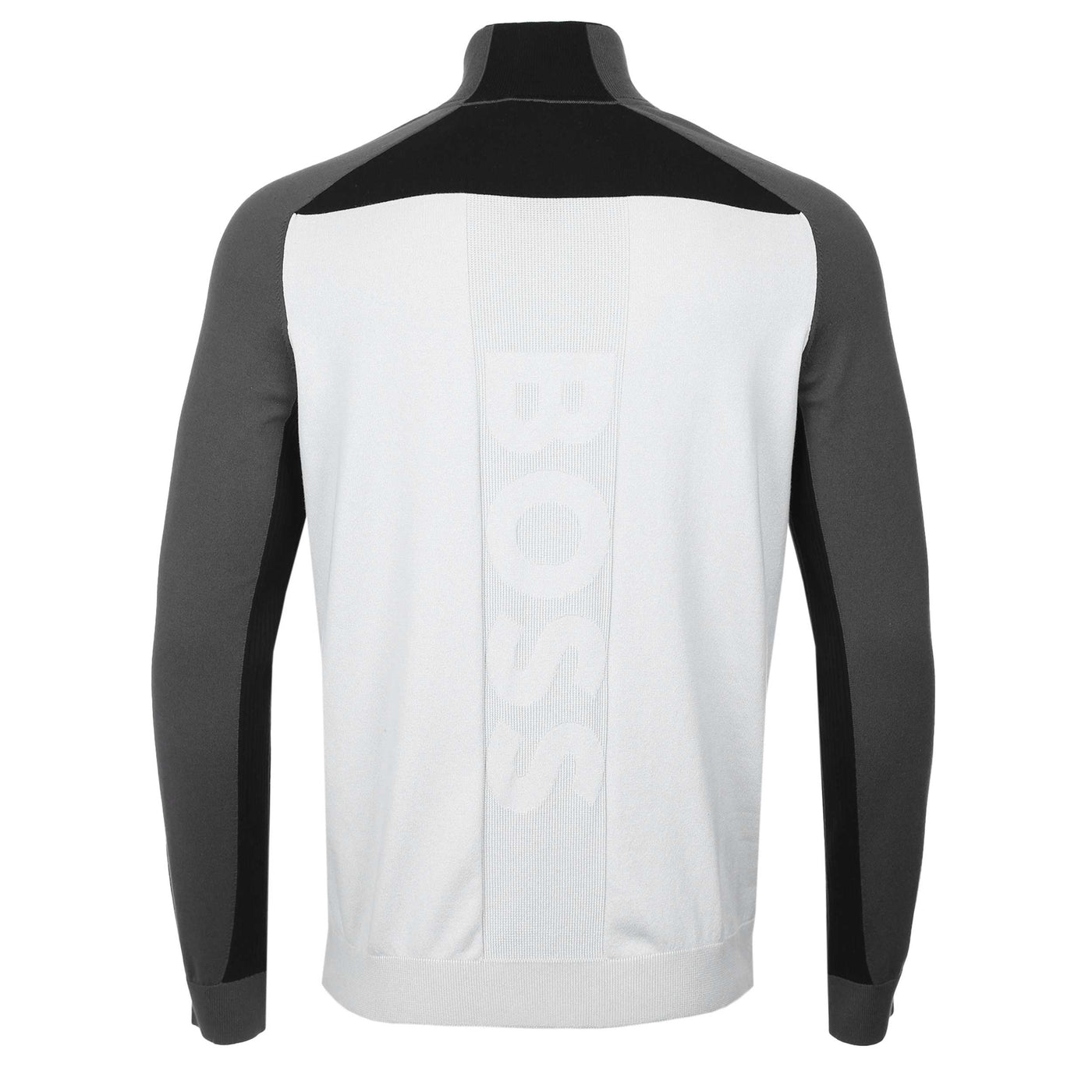 BOSS K Hydro X 1 Knitwear in Light Grey Back