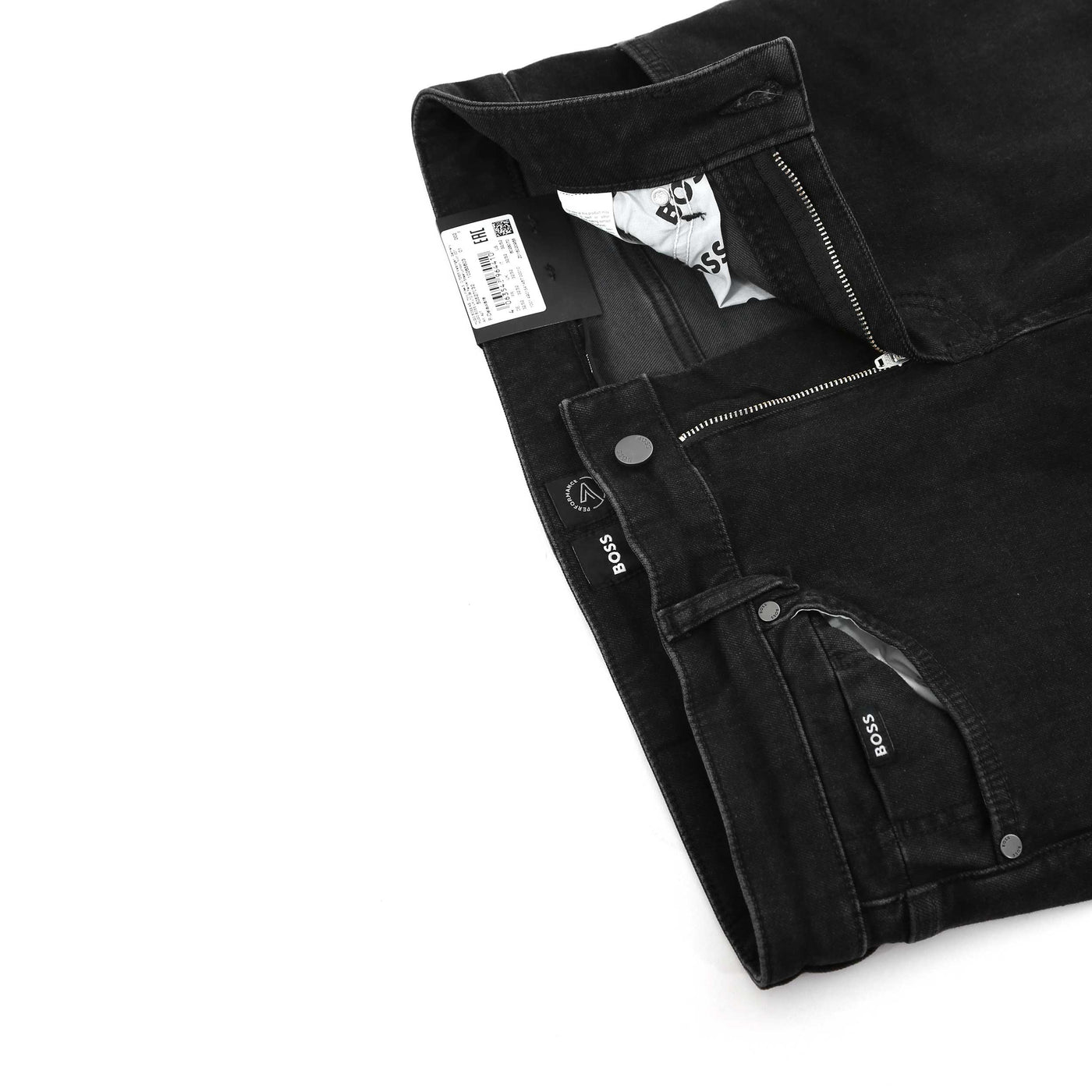 BOSS P Delaware Jean in Washed Black Fly