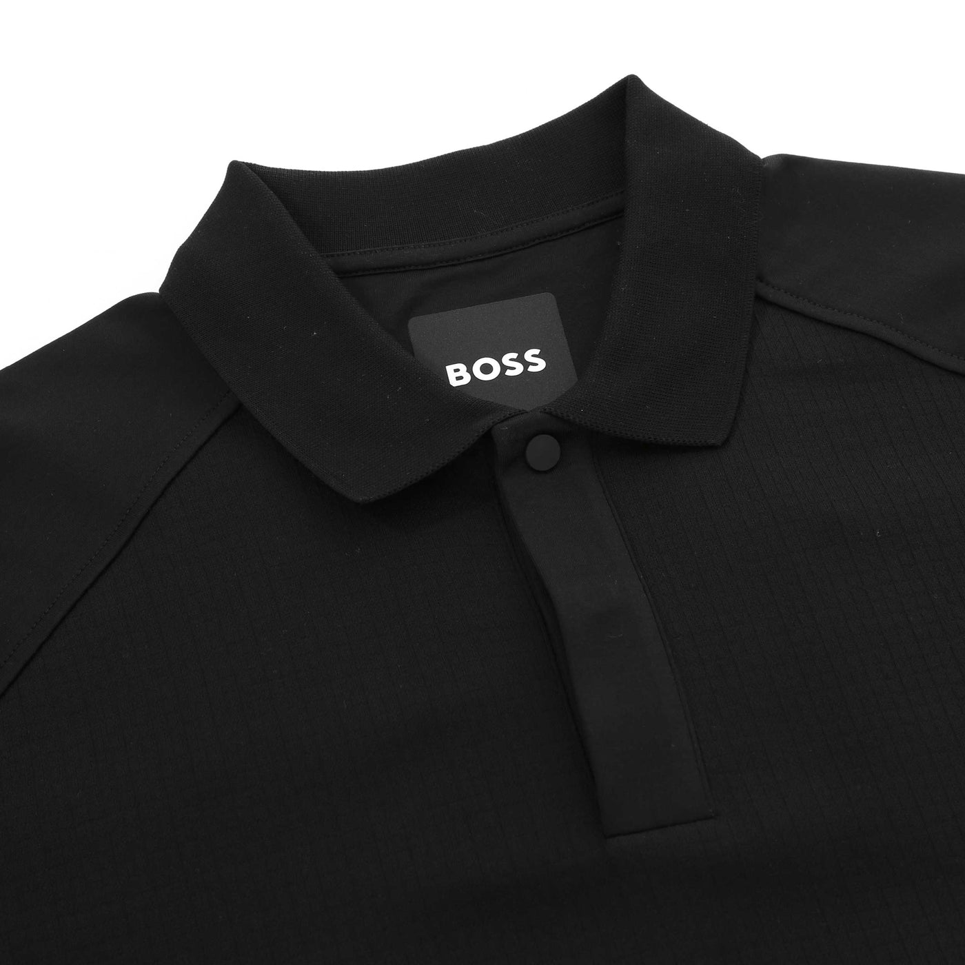 BOSS P Parlay 207 Polo Shirt in Black Collar