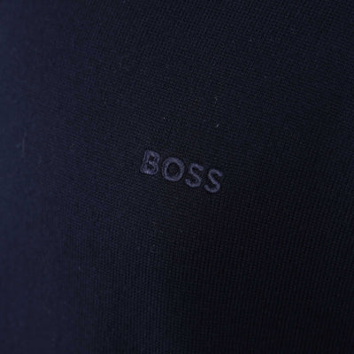 BOSS Pacas L Knitwear in Navy Logo
