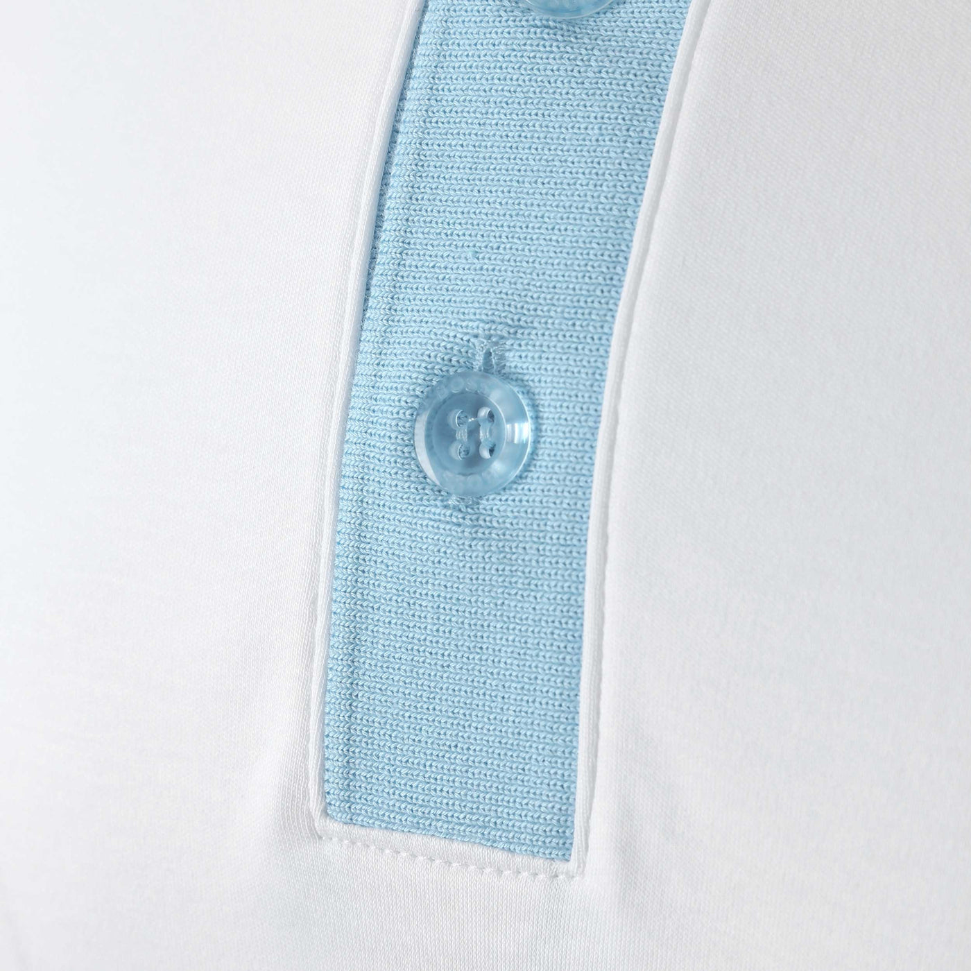 BOSS Paddy 3 Polo Shirt in White Placket