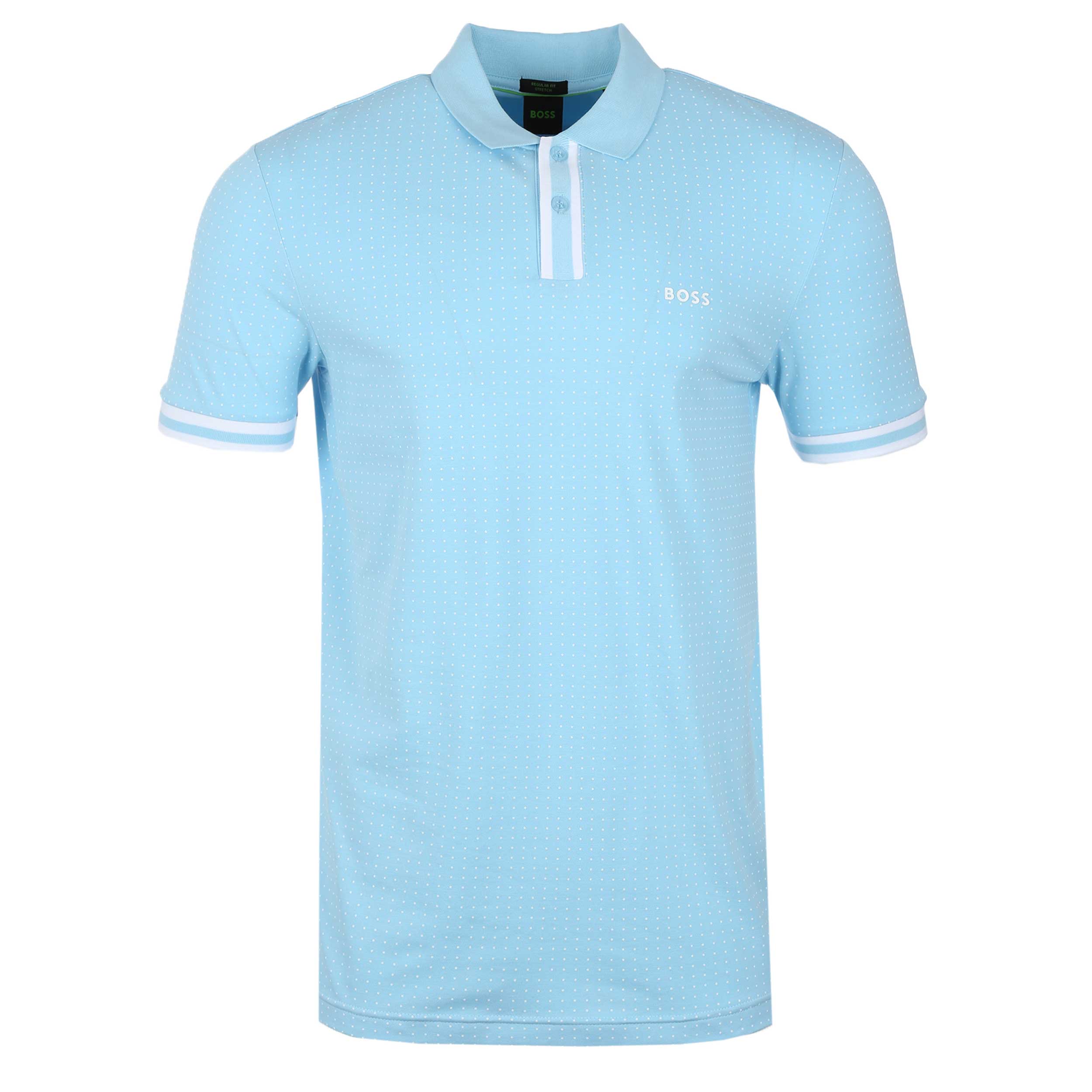 BOSS Paddy 5 Polo Shirt in Sky Blue | BOSS | Norton Barrie