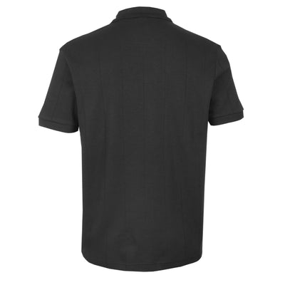 BOSS Paddy DropNeedle AC Polo Shirt in Black Back