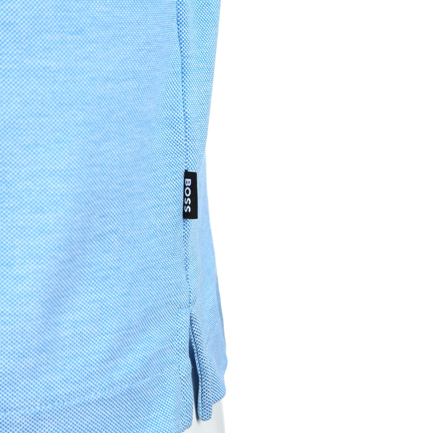 BOSS Parlay 183 Polo Shirt in Bright Blue Logo Tab