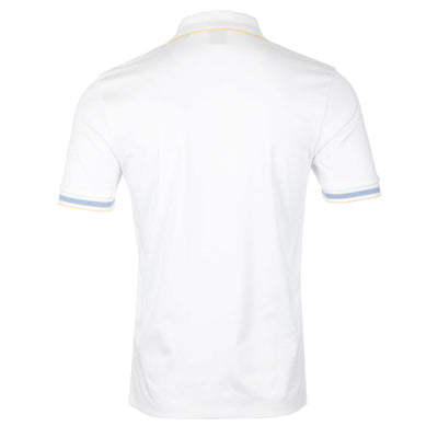 BOSS Parlay 185 Polo Shirt in White Back