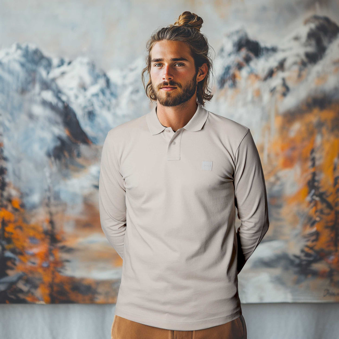 Boss passerby long sleeve polo online