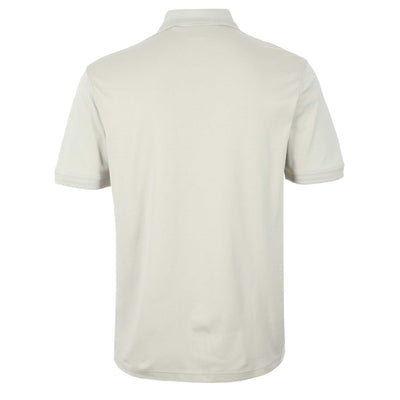 BOSS Pe Interlock Polo Shirt in Light Beige Back