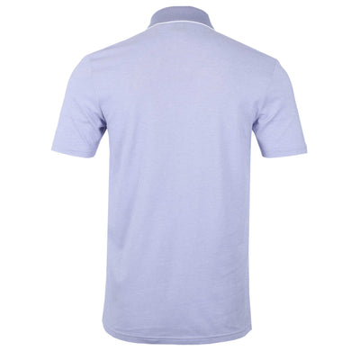 BOSS PeOxford Polo Shirt in Lilac Back