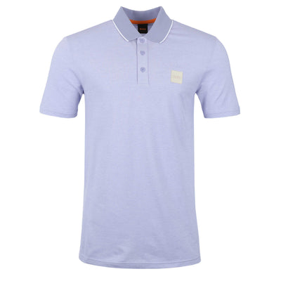 BOSS PeOxford Polo Shirt in Lilac