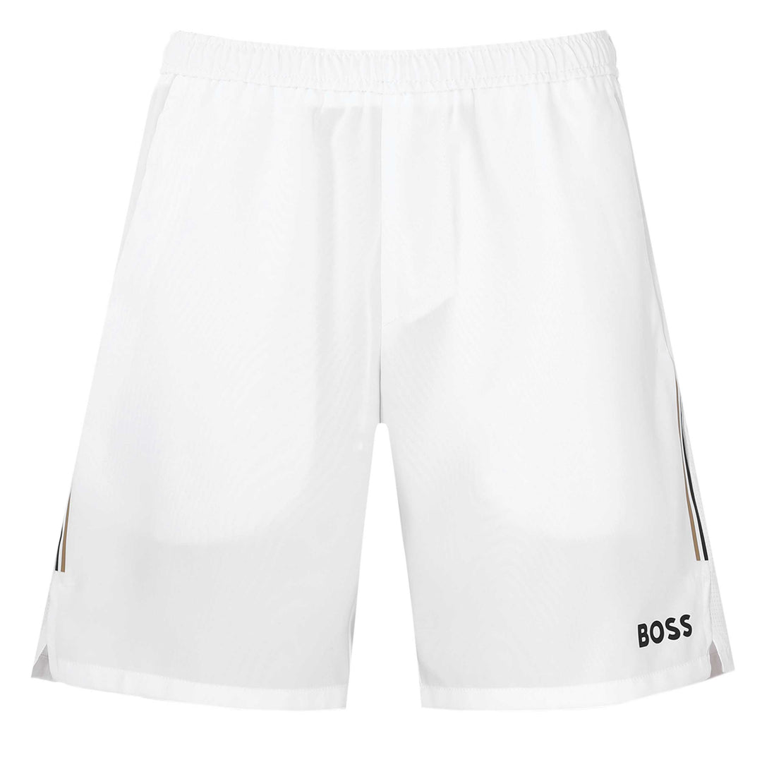 Boss white shorts best sale