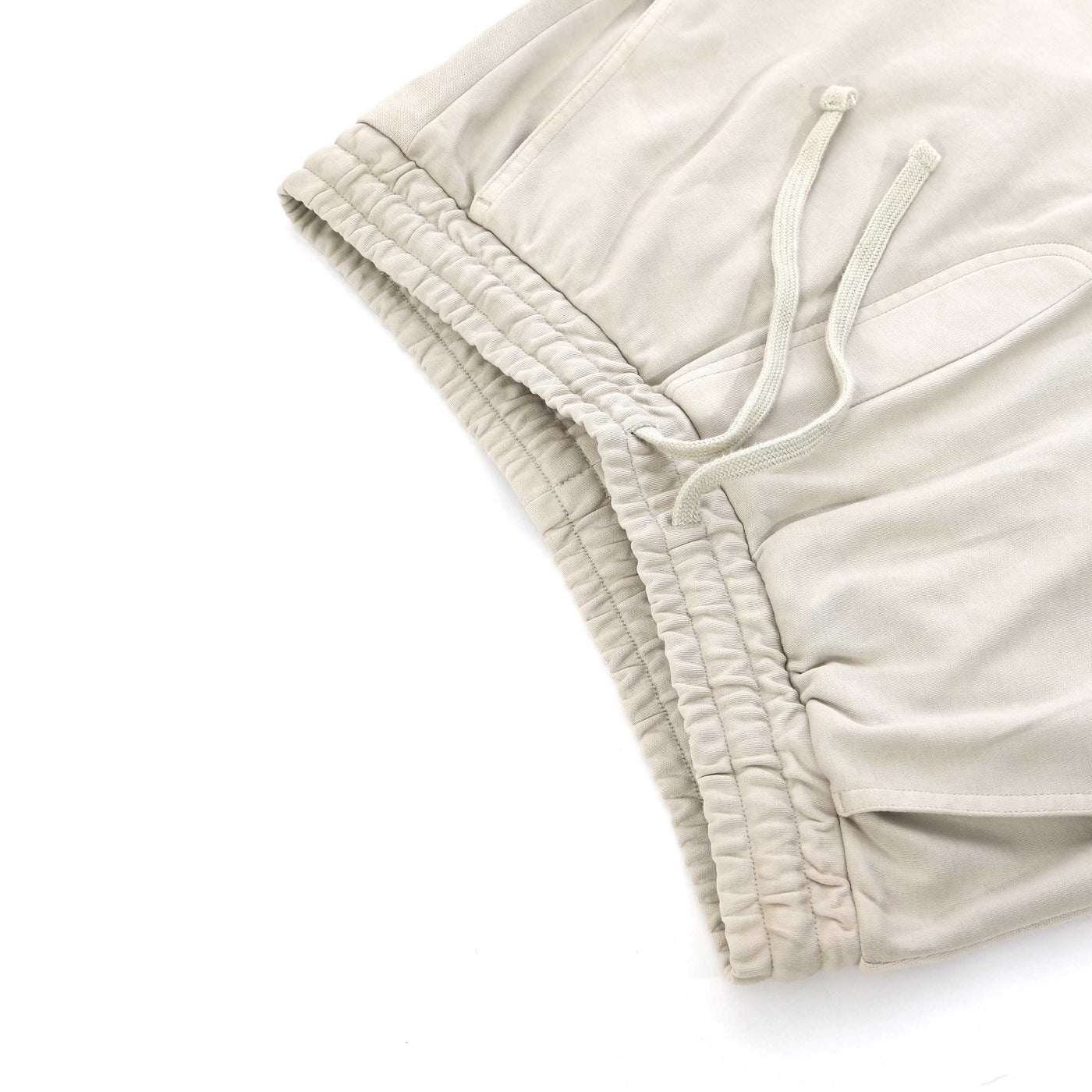 BOSS Se Concrete Sweatpant in Light Beige Waist