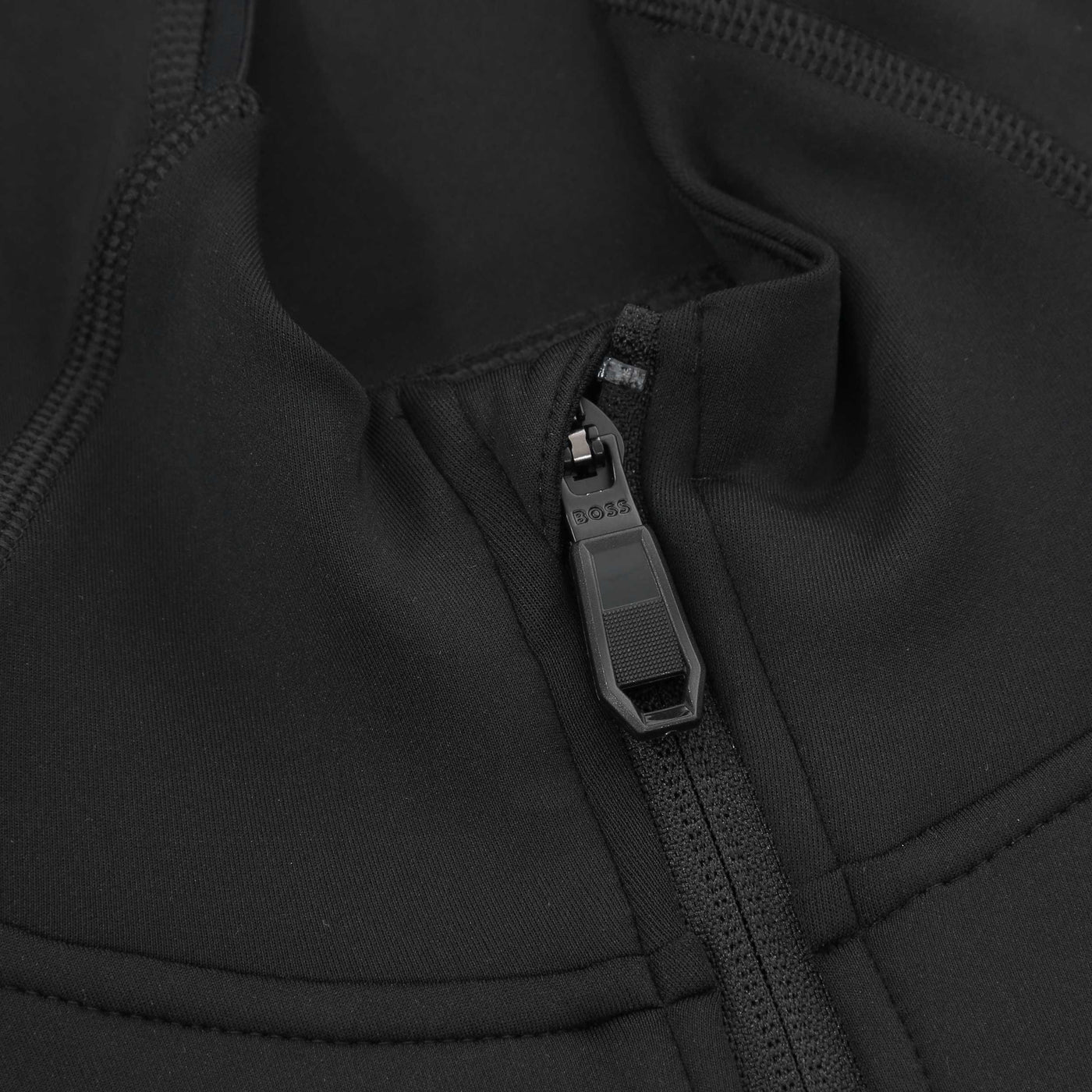 BOSS Sicon Active Sweatshirt in Black Zip