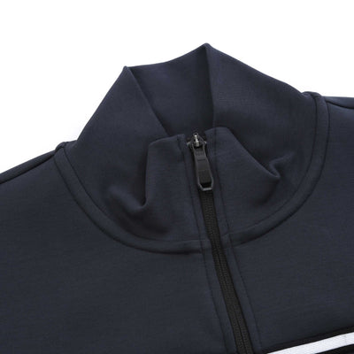 BOSS Skaz 1 Sweatshirt in Dark Blue Placket