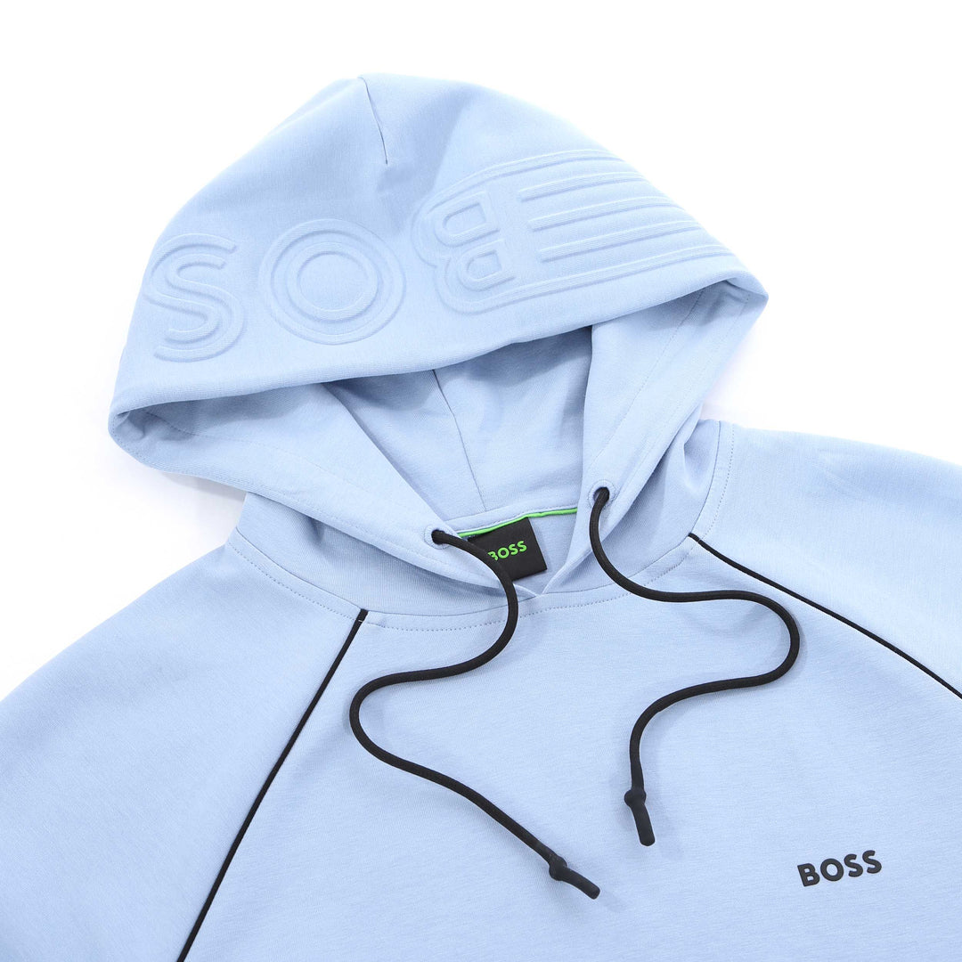 BOSS Soody 1 Hoodie Sweatshirt in Sky Blue BOSS Norton Barrie