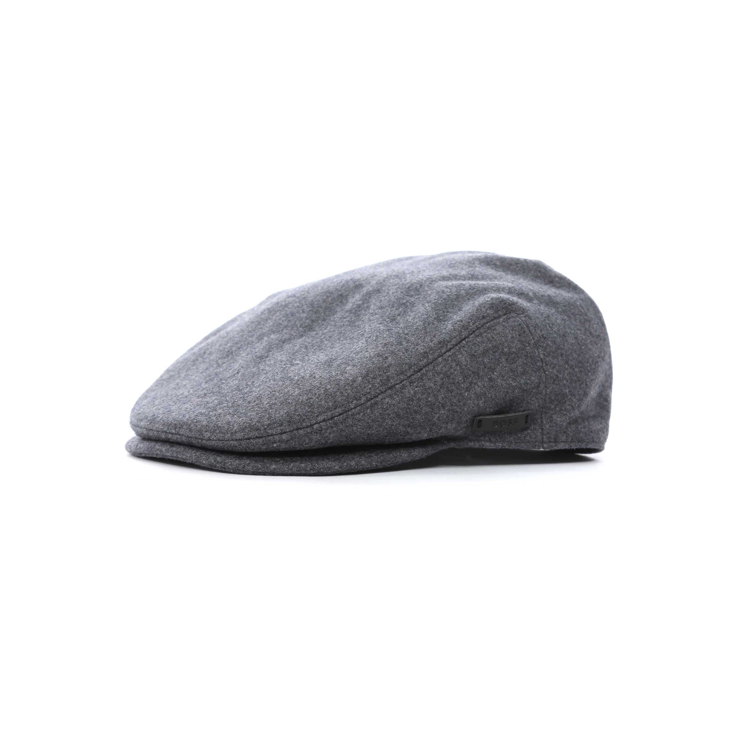 BOSS Stefaan Flat Cap in Grey