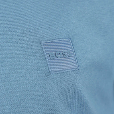 BOSS Tales T-Shirt in Open Blue Logo