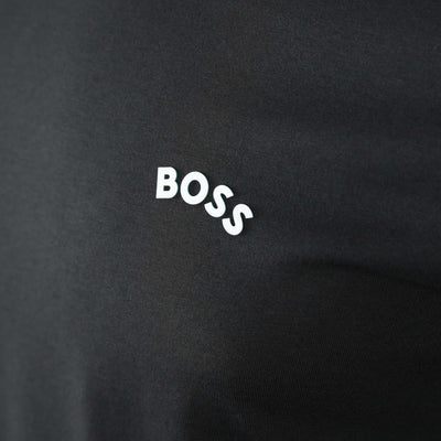 BOSS Tee Curved T-Shirt in Black Logo