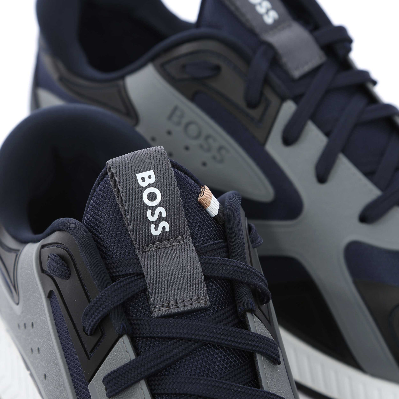 BOSS Titanium Runn thm Trainer in Navy Logo