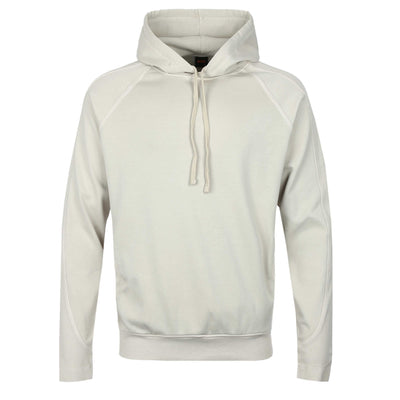 BOSS We concretehood Hoodie Sweat Top in Light Beige