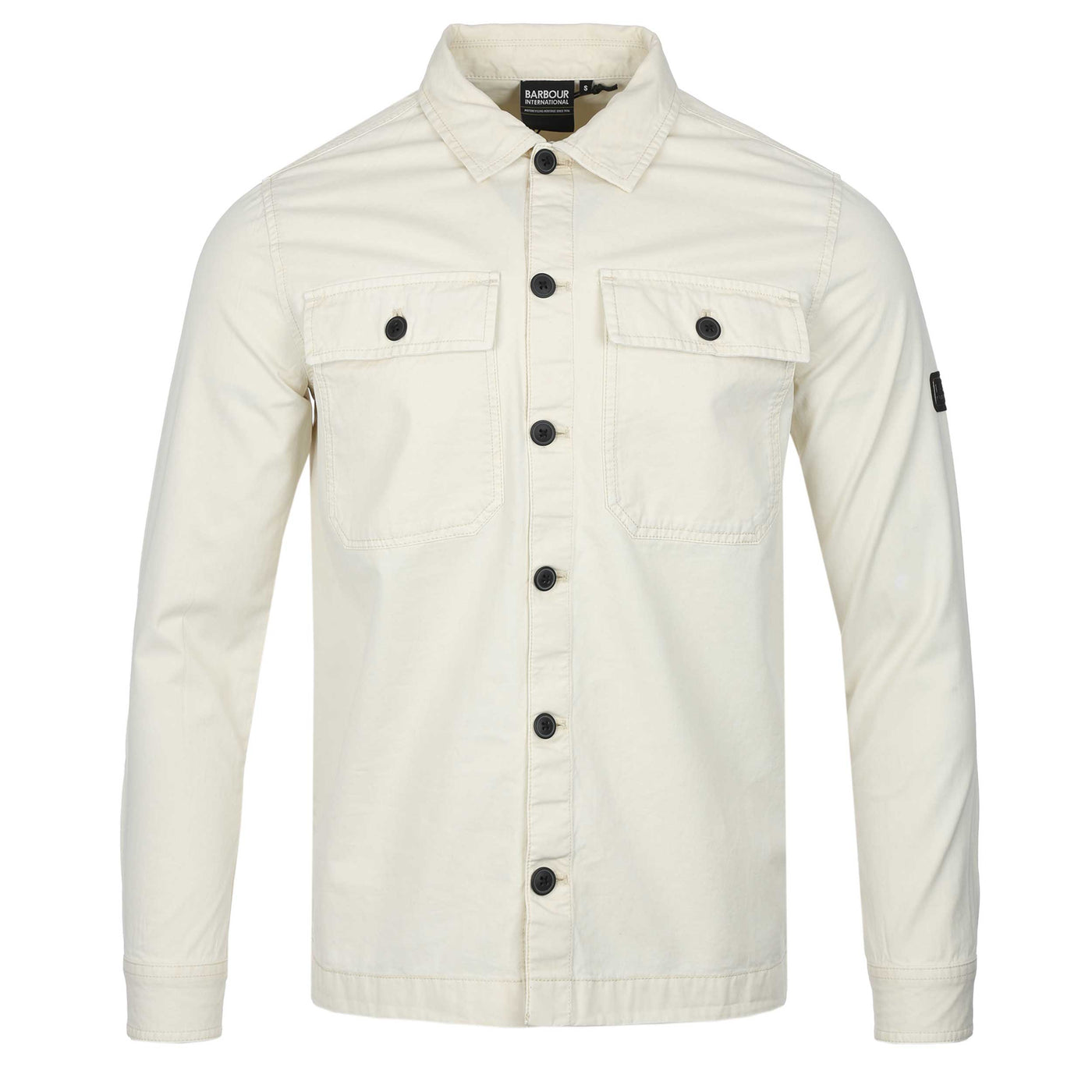 Barbour Arlo Overshirt in Whisper White