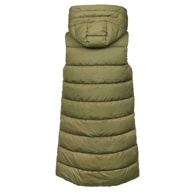 Barbour Greyson Ladies Quilted Gilet in Empire Green Back