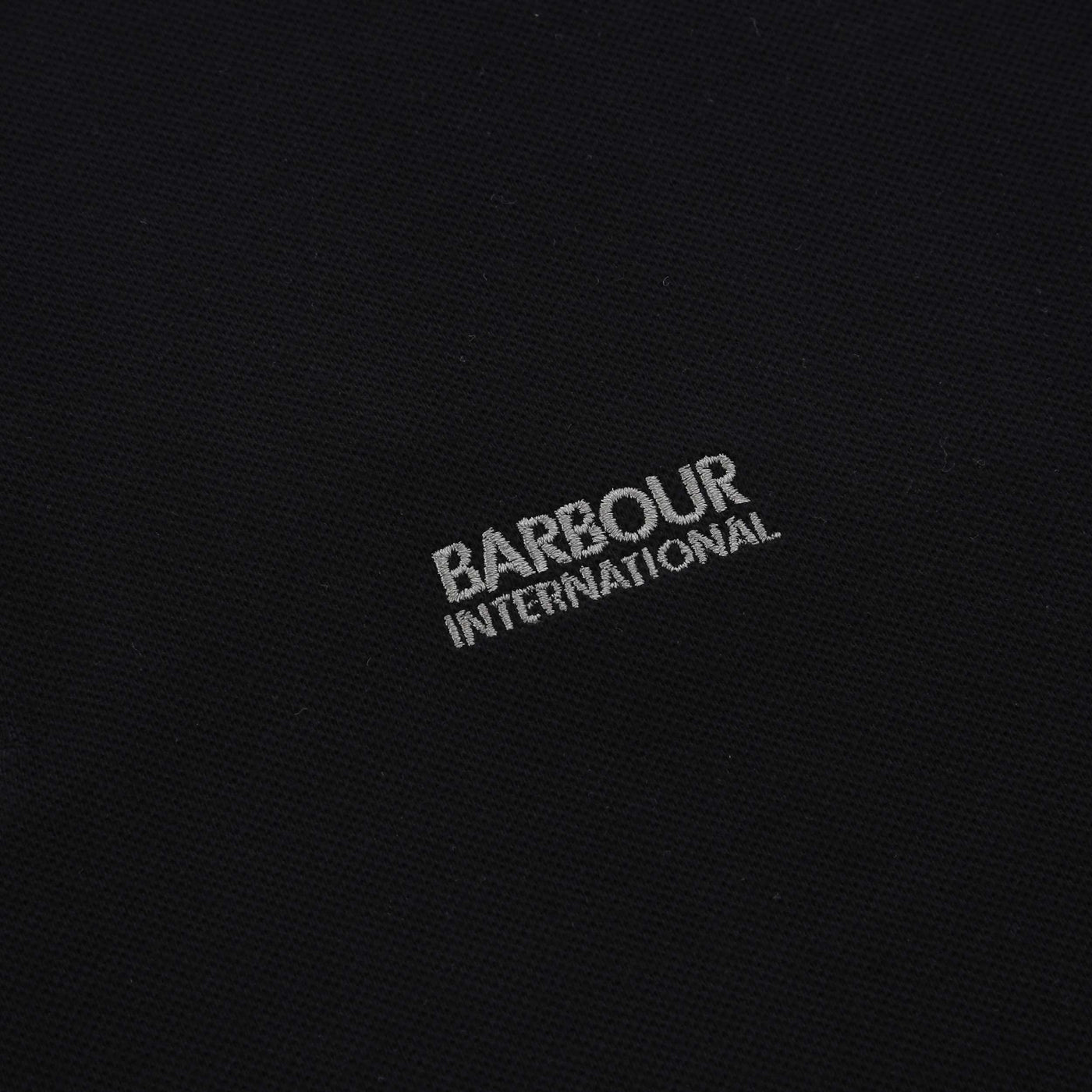 Barbour Howall Polo Shirt in Black Logo