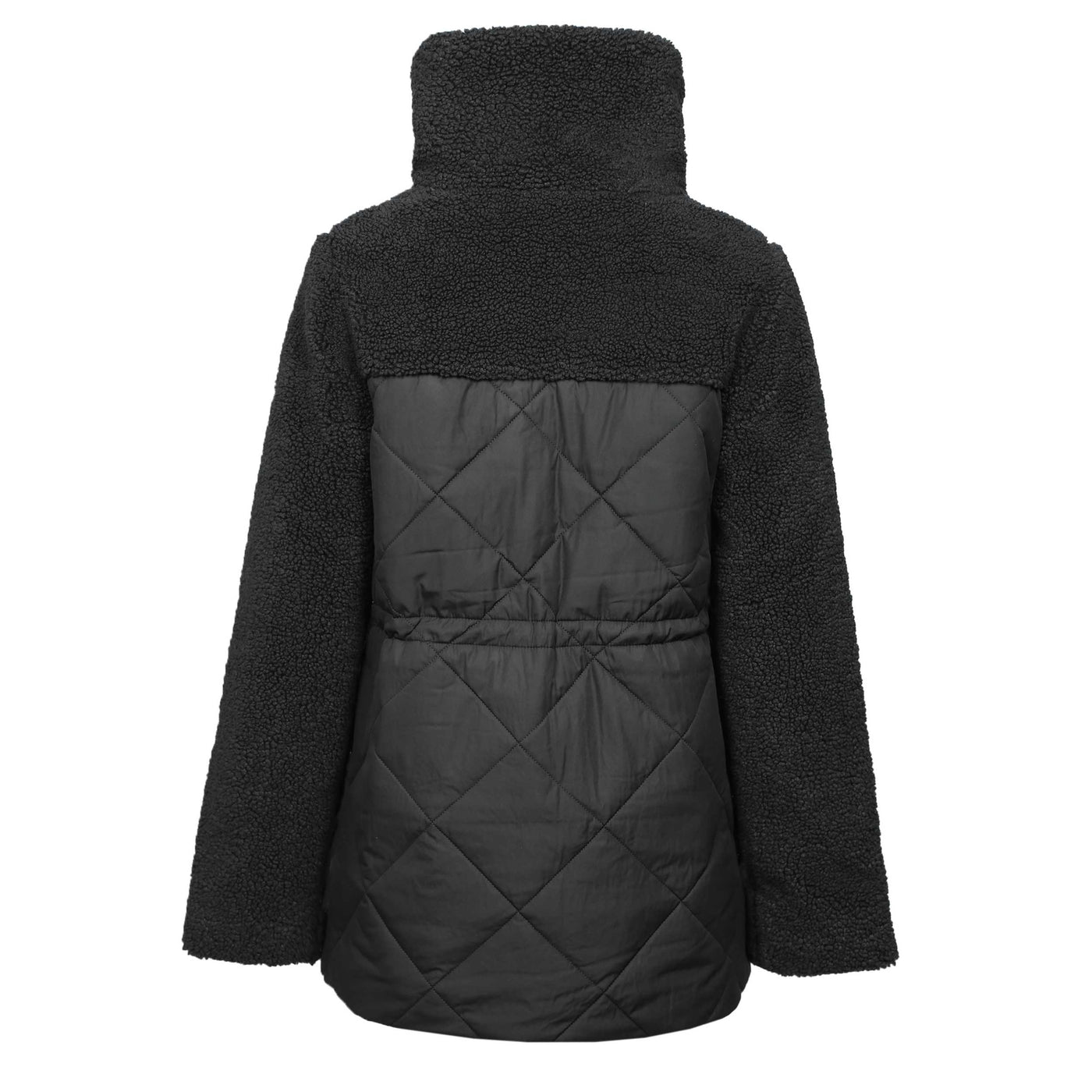 Barbour Jemison Ladies Quilted Jacket in Black Back