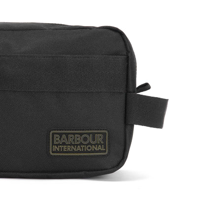 Barbour Knockhill Essential Washbag in Black