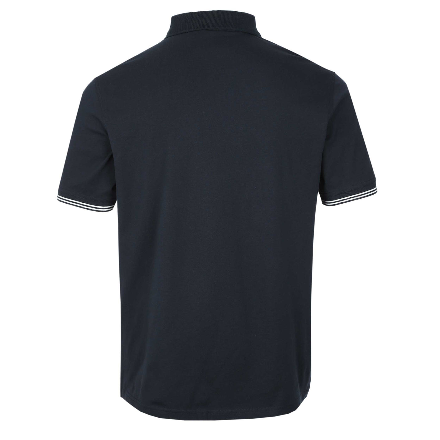 Barbour Ollie Twin Tipped Placket Polo Shirt in Navy Back