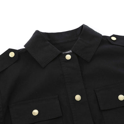 Barbour Priya Ladies Shirt in Black Collar