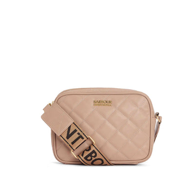 Barbour Quilted Sloane Crossbody Ladies Bag in Camel Front