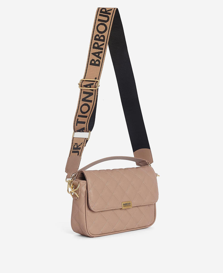 Barbour Quilted Soho Crossbody Ladies Bag in Camel Norton Barrie