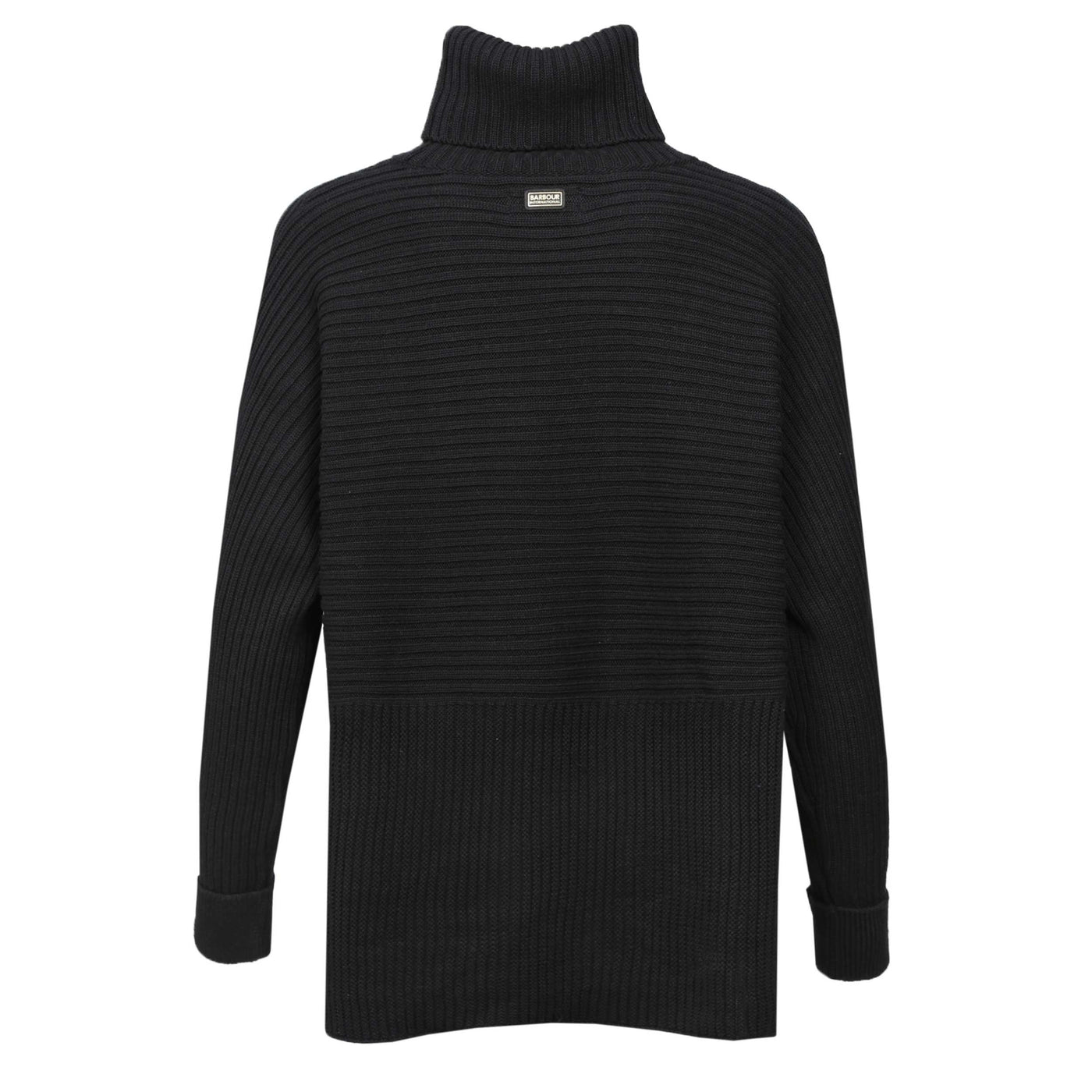 Barbour Roberta Knitted Ladies Knitwear in Black Back