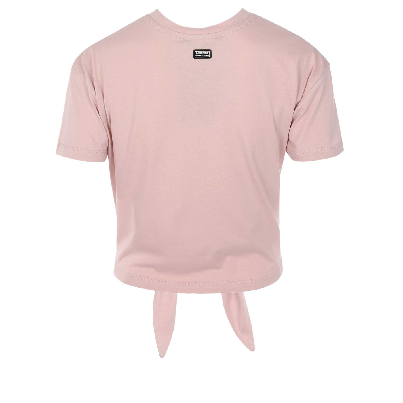 Barbour Soules Ladies T Shirt in Pale Mauve Back