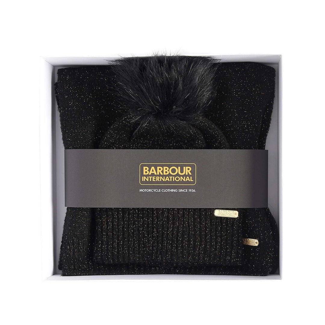 Barbour scarf gift set online