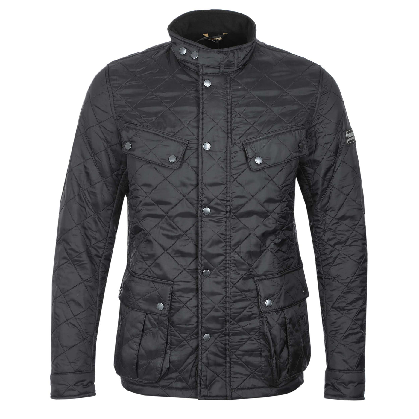 Barbour Tourer Ariel Polarquilt Jacket in Black