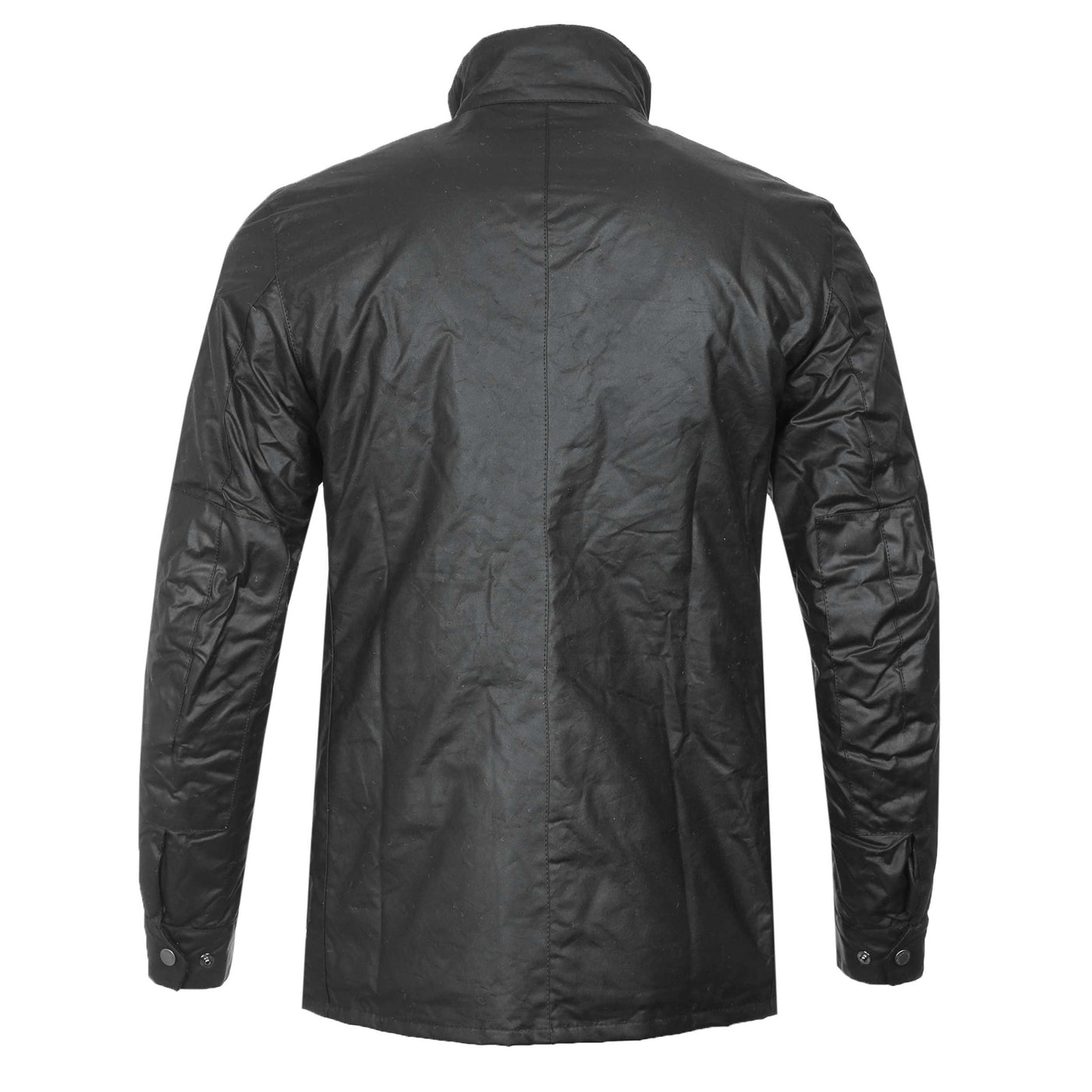 Barbour Tourer Duke Wax Jacket in Black Back