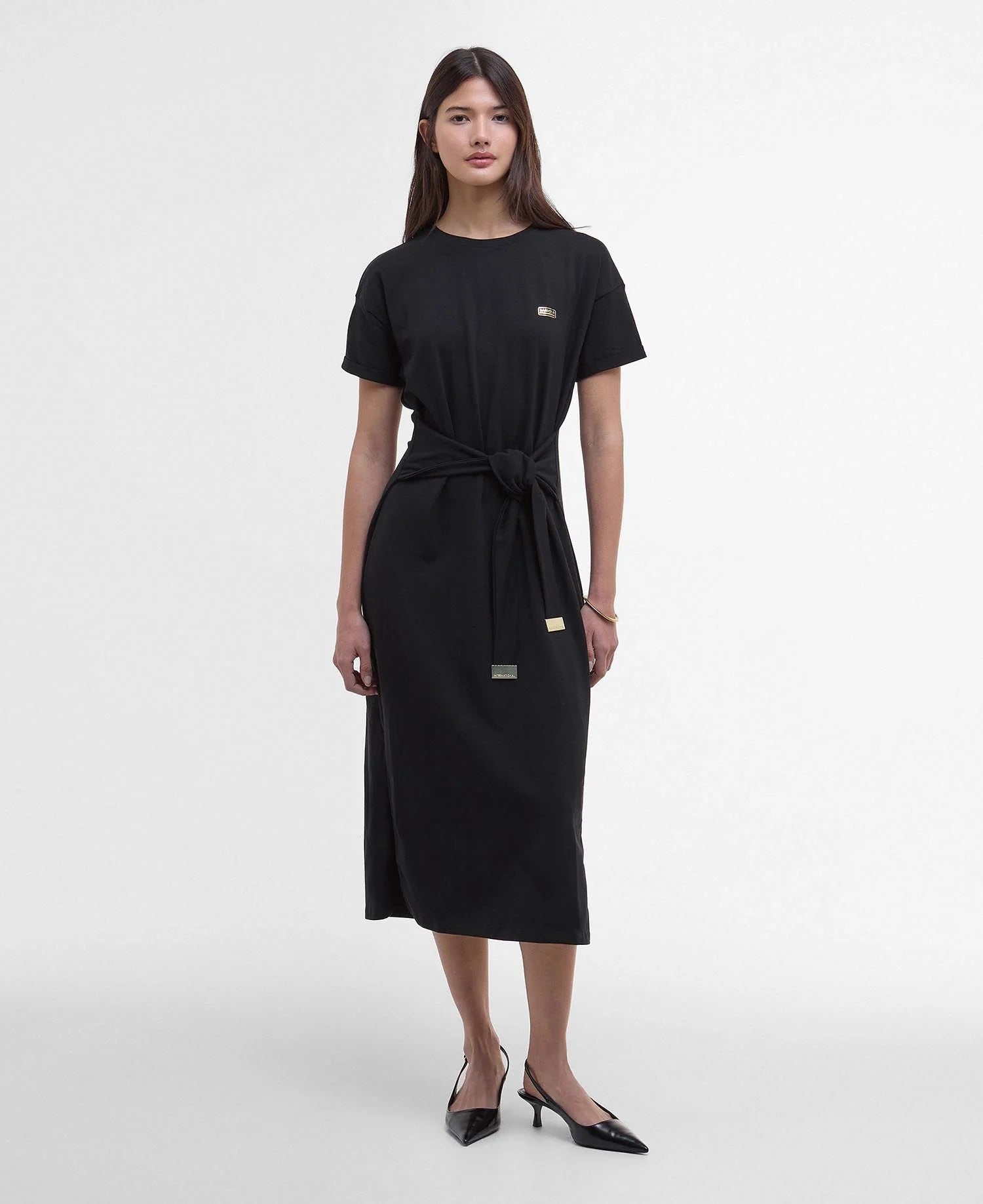 Barbour Whitson Midi Dress in Black