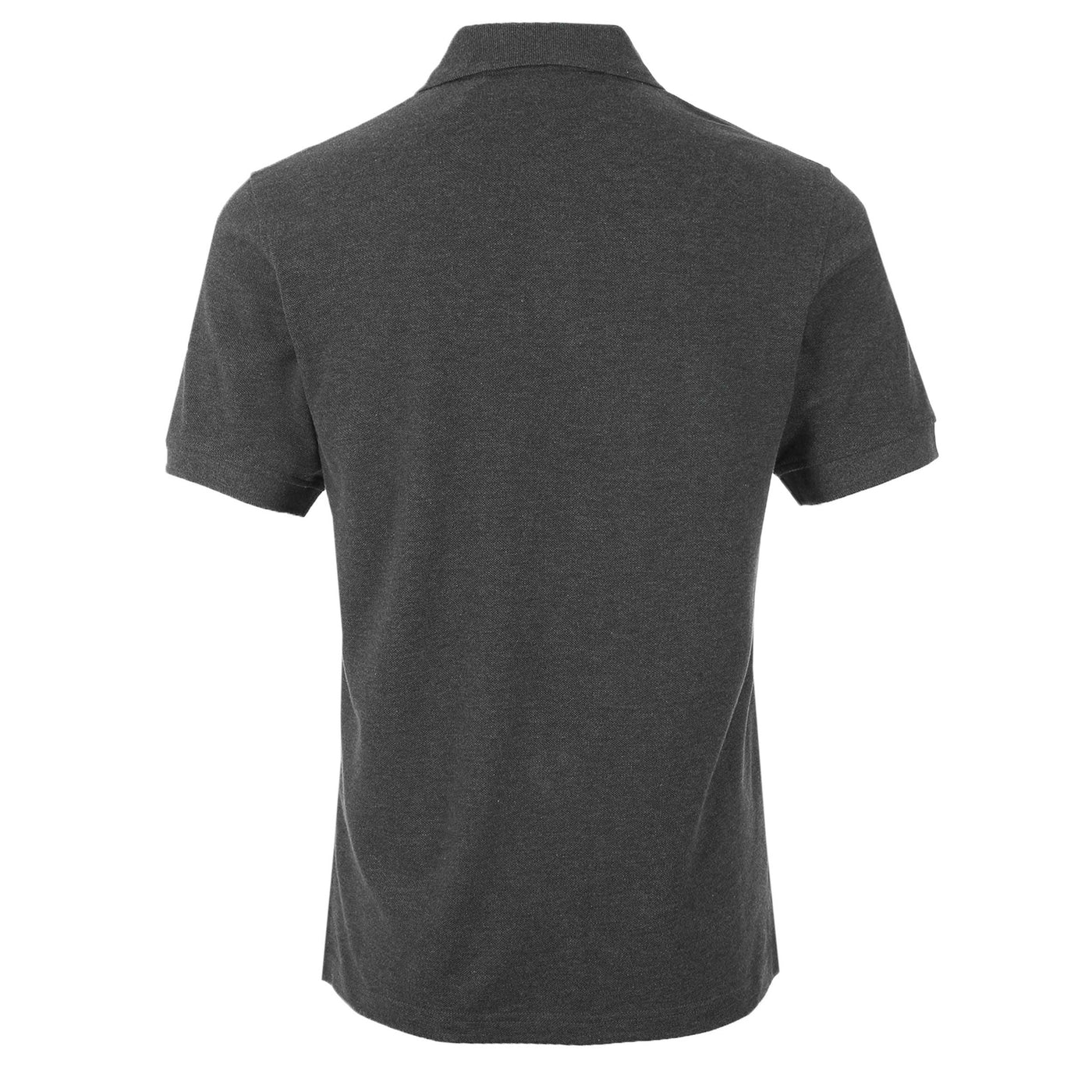 Belstaff Classic Short Sleeve Polo Shirt in Charcoal Heather Back