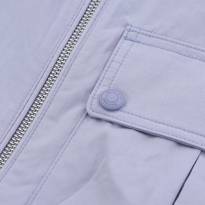 Belstaff Drome Overshirt in Pale Heather Button